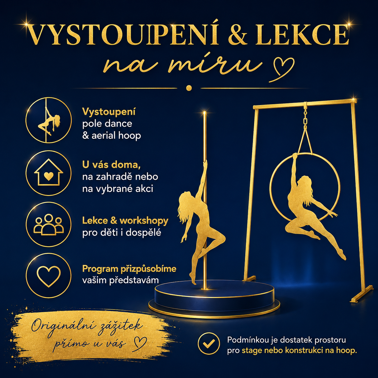Originální program na oslavu, akci, festival!